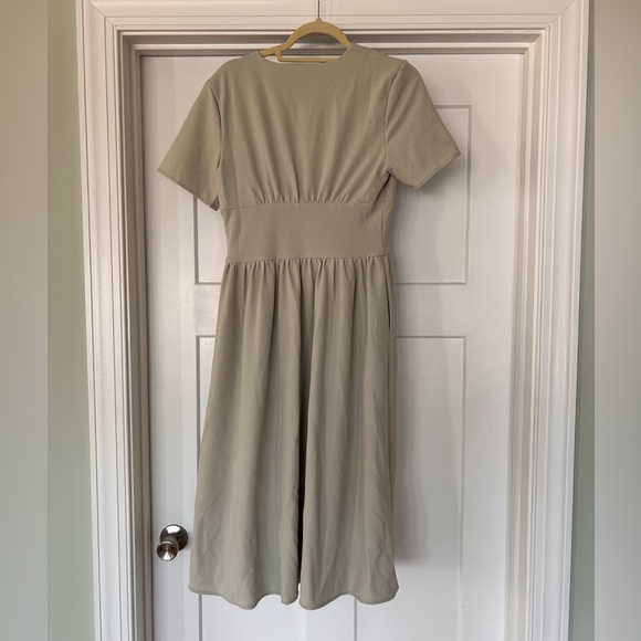 Jessakae sage green folklore button dress - Picture 8 of 9